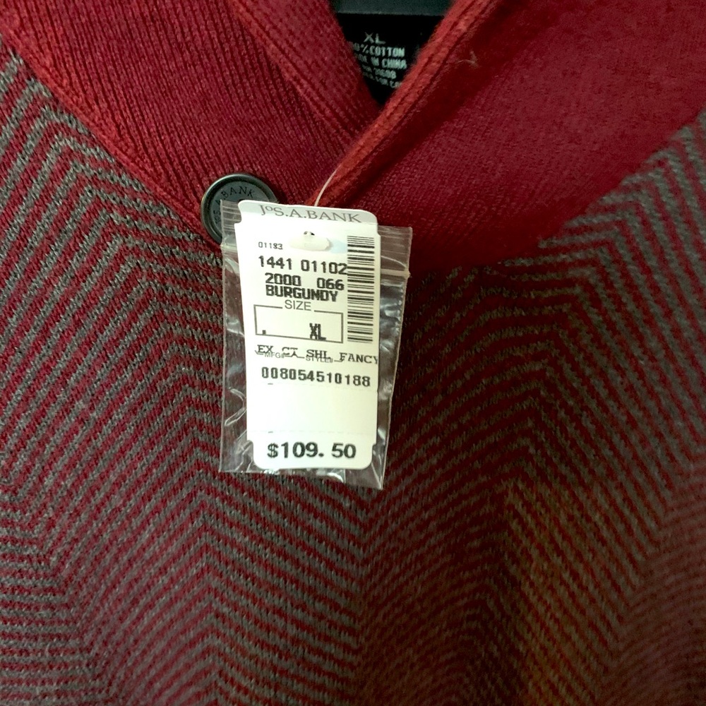 Jos. A. Banks Burgundy Sweater